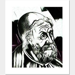 Ptolemy Black and White Portrait | Ptolemy Artwork 3 Posters and Art